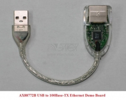 AX88772B USB to 100Base-TX Ethernet Demo Board