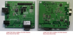 AX88772B USB to 100Base-FX POF Ethernet Demo Board